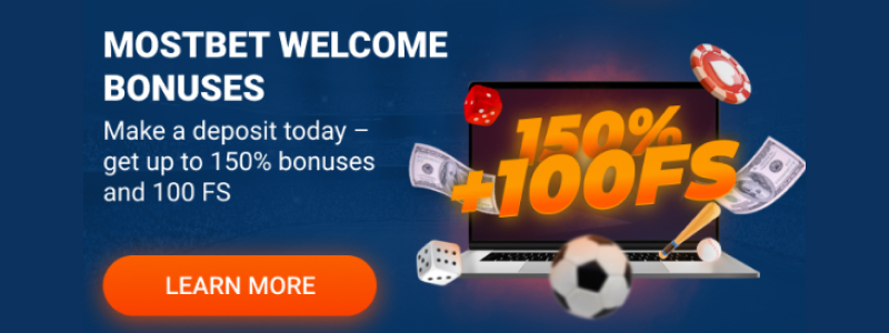 mostbet welcome bonus